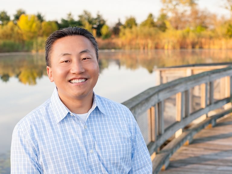 Dr. Sang Kwon at the Park